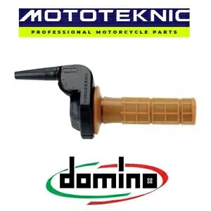 Domino Commandos It[hXbgAJtF[T[oCNɓK郏btObvt Domino Commandos Offroad Throttle with Waffle Grips to fit Caf? Racer Bikes