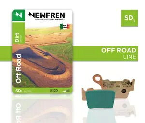 Newfren SD1 ČAu[Lpbh KXKX EX 300 2021-2023 ɓK Newfren SD1 Sintered Rear Brake Pads to fit Gas Gas EX 300 2021-2023