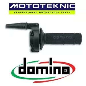 Moto-Guzzi �o�C�N�ɓK������O���b�v�t�� Domino Endross 2 �X�s�[�h �I�t���[�h �X���b�g�� Domino Endross 2 Speed Offroad Throttle with Grips to fit Moto-Guzzi Bikes �y���s�A���i�z