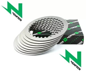 Newfren �A�b�v�O���[�h�X�`�[���N���b�`�v���[�g�L�b�g KTM 525 EXC Racing 4T 04-05 �ɓK�� Newfren Upgrade Steel Clutch Plate Kit to fit KTM 525 EXC Racing 4T 04-05 �y���s�A���i�z