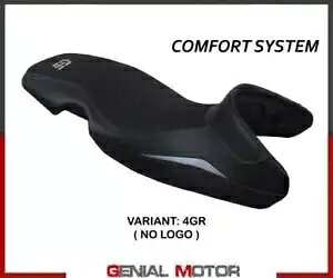 V[g Th Jo[ [K RtH[g VXe O[ GR+S T.I. BMW F 650 GS 2000-2007 Seat saddle cover Mogan comfort system Gray GR+logo T.I. BMW F 650 GS 2000-2007