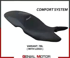 V[g Th Jo[ }C RtH[g VXe ubN BL+S T.I. BMW F 800 R 2009-2020 Seat saddle cover Maili comfort system Black BL+logo T.I. BMW F 800 R 2009-2020