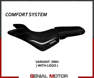 V[g Th Jo[ mA[ Rt VX zCg+S T.I.gCAt ^CK[ 800 / XC 2010-2020 Seat saddle cover Noale comf sys White+logo T.I.Triumph Tiger 800 / XC 2010-2020