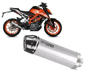 rC}t[ Xg[ GP ST.STEEL J[{Lbv KTM 390 DUKE 2017 - 2020 Exhaust Muffler Storm GP ST.STEEL carbon cap for KTM 390 DUKE 2017 - 2020