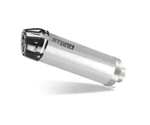 GL][Xg}t[ Xg[ GP ST.STEEL J[{Lbv z_ CBR 600 F 2001 - 2010p Exhaust Muffler Storm GP ST.STEEL carbon cap for HONDA CBR 600 F 2001 - 2010