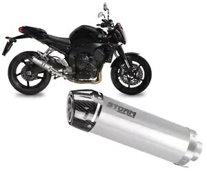 エキゾーストマフラー ストーム GP ST.STEEL カーボンキャップ ヤマハ FZ1/FZ1 FAZER 2006 - 2016 Exhaust Muffler Storm GP ST.STEEL carbon cap YAMAHA FZ1/FZ1 FAZER 2006 - 2016
