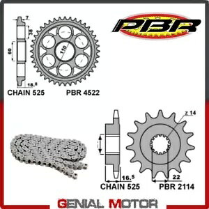 EK1315G `F[ƃXvPbgLbg 15 / 38 / 525 PBR DUCATI 1198 SP 2011 EK1315G Chain and Sprockets Kit 15 / 38 / 525 PBR DUCATI 1198 SP 2011