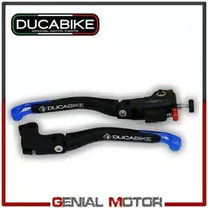 Leve �u���[�L �N���b�` �����\ �u���[ Ducabike Ducati �n�C�p�[���^�[�h 821 Sp 2013 - 2015 Leve Brake Clutch Adjustable BLue Ducabike Ducati Hypermotard 821 Sp 2013 - 2015 �y���s�A���i�z