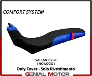 V[gThJo[ Barone Anniversary Com u[(BE)T.I. BMW F 800 GS 2008-2018 Seat saddle cover Barone Anniversary Com Blue(BE)T.I. BMW F 800 GS 2008-2018
