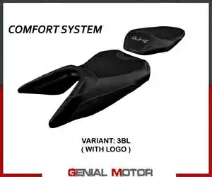 V[g Th Jo[ nC` RtH[g VXe ubN BL+S T.I. KTM 390 f[N 2017-2023 Seat saddle cover Haiti comfort system Black BL+logo T.I. KTM 390 Duke 2017-2023
