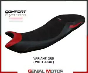 V[gThJo[ Derry comf sys bh RD+S T.I.gCAt ^CK[ 660 2021-2023 Seat saddle cover Derry comf sys Red RD+logo T.I. Triumph Tiger 660 2021-2023