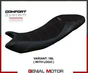 V[gThJo[ Derry comf sys ubN BL+S T.I.gCAt ^CK[ 660 2021-2023 Seat saddle cover Derry comf sys Black BL+logo T.I. Triumph Tiger 660 2021-2023