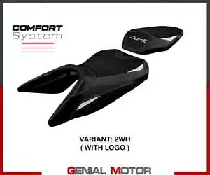 V[g Th Jo[ mC RtH[g VXe zCg WH+S T.I. KTM 250 f[N 2017-2023 Seat saddle cover Neum comfort system White WH+logo T.I. KTM 250 Duke 2017-2023