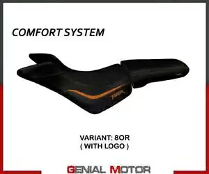 V[g Th Jo[ mA[ Rt VX IW+S T.I.gCAt ^CK[ 800/XC 2010-2020 Seat saddle cover Noale comf sys Orange+logo T.I.Triumph Tiger 800/XC 2010-2020