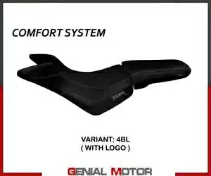 V[g ThJo[ mA[ RtVX ubN BL+S T.I.gCAt Tiger800/XC 2010-2020 Seat saddle cover Noale comf sys Black BL+logo T.I.Triumph Tiger800/XC 2010-2020