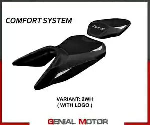 V[g Th Jo[ nC` RtH[g VXe zCg WH+S T.I. KTM 390 f[N 2017-2023 Seat saddle cover Haiti comfort system White WH+logo T.I. KTM 390 Duke 2017-2023