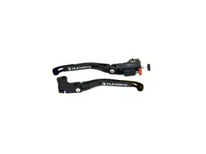 Adj �u���[�L + �N���b�` ���o�[ �u���b�N Ducabike Ducati �n�C�p�[���^�[�h 821 2013 - 2015 Adj Brake + Clutch Levers Black Ducabike Ducati Hypermotard 821 2013 - 2015