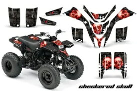 ヤマハ ブラスター 200 デカール グラフィック クワッド ATV キット 1988-2005 CHCKRDSKL R K Yamaha Blaster 200 Decal Graphic Quad ATV Kit 1988-2005 CHCKRDSKL R K