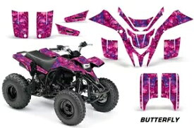 ヤマハ ブラスター 200 デカール グラフィック クワッド ATV キット 1988-2005 BFLY PU PK Yamaha Blaster 200 Decal Graphic Quad ATV Kit 1988-2005 BFLY PU PK