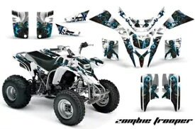 ヤマハ ブラスター 200 デカール グラフィック クワッド ATV キット 1988-2005 ゾンビ ホワイト Yamaha Blaster 200 Decal Graphic Quad ATV Kit 1988-2005 ZOMBIE WHT