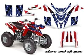 ヤマハ ブラスター 200 デカール グラフィック クワッド ATV キット 1988-2005 USA FLAG Yamaha Blaster 200 Decal Graphic Quad ATV Kit 1988-2005 USA FLAG