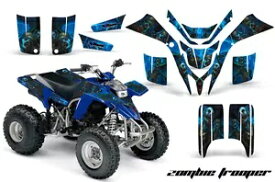 ヤマハ ブラスター 200 デカール グラフィック クワッド ATV キット 1988-2005 ゾンビ ブルー Yamaha Blaster 200 Decal Graphic Quad ATV Kit 1988-2005 ZOMBIE BLUE