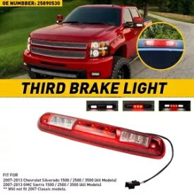 LED サード 3rd リアストップブレーキテールライト 2007-13 シボレーシルバラード GMC シエラ用 LED Third 3rd Rear Stop Brake Tail Light For 2007-13 Chevy Silverado GMC Sierra 【並行輸入品】