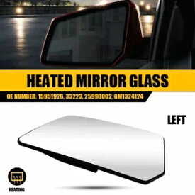 2009-2016 シボレー トラバース左運転席側リアビュー ヒーテッド ミラー ガラスに適合 Fit 2009-2016 Chevrolet Traverse Left Driver Side Rear View Heated Mirror Glass