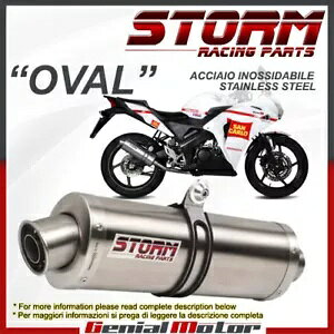 tVXe Xg[ by Mivv }t[ I[o Rv[g z_ CBR 125 R 2011 11 Full System Storm by Mivv Muffler Oval Complete Honda Cbr 125 R 2011 11