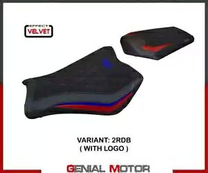 �T�h���J�o�[ Janela �x���x�b�g ���b�h�u���b�N RDB + ���S T.I.�z���_ CBR1000RR 2008-2016- Saddle cover Janela velvet red-black RDB + logo T.I. Honda CBR 1000 RR 2008-2016- �y���s�A���i�z