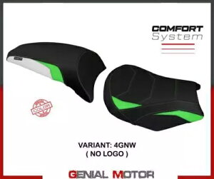 ThJo[ Sihu Comf VXe O[ zCg GNW T.I.Kawasaki Ninja 650 2017 -2023- Saddle cover Sihu Comf system green white GNW T.I.Kawasaki ninja 650 2017 -2023-