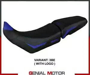 ThJo[ V[gJo[ h[o[u[ BE{S T.I. 2020 gCAt ^CK[ 900 -2023- Saddle cover seat cover Dover blue BE + logo T.I. 2020 for Triumph Tiger 900 -2023-