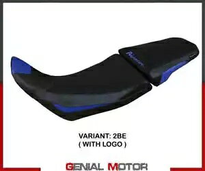 ThJo[ V[gJo[ fCu[ BE{S T.I. 2020 z_ AtJcC 1100 -2023- Saddle cover seat cover deline blue BE + logo T.I. 2020 Honda Africa Twin 1100 -2023-