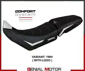 ThJo[ Dover Comf system Vo[ SL T.I.Triumph Tiger 900 2020 -2023- Saddle cover Dover Comf system silver SL T.I.Triumph Tiger 900 2020 -2023-