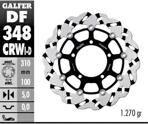 Galfer �u���[�L�f�B�X�N �t�����g WAVE FLOATI GRO LX 310X5 SUZUKI M 109 R BOULEVARD 2006- Galfer brake disc front WAVE FLOATI GRO LX 310X5 SUZUKI M 109 R BOULEVARD 2006- �y���s�A���i�z