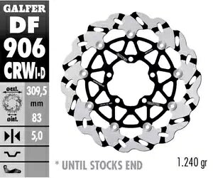 Galfer �u���[�L�f�B�X�N �t�����g WAVE FL GRO L 309.5x5 TRIUMPH Street Triple 2009 2012- Galfer brake disc front WAVE FL GRO L 309.5x5 TRIUMPH STREET TRIPLE 2009 2012- �y���s�A���i�z