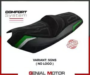 ThJo[ Rajka Comf VXe Vo[ O[ GNS T.I.Kymco AK 550 2017 -2023- Saddle cover Rajka Comf system silver green GNS T.I.Kymco AK 550 2017 -2023-