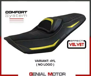 V[g Th Jo[ LR RtH[g VXe CG[ YL T.I.}n T-Max 560 2022-2023 Seat saddle cover Kiko Comfort System Yellow YL T.I. Yamaha T-Max 560 2022-2023