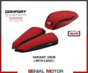 ThJo[ Cxxbg RtVXe RDB+S T.I.MV AOX^ u^[ 1000 RR 20-23- Saddle cover Meilan velvet Comf system RDB + logo T.I.MV Agusta Brutale 1000 RR 20-23-