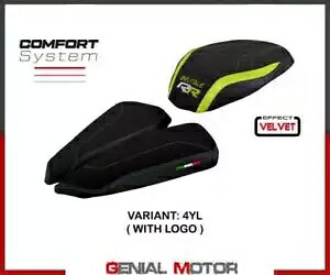 ThJo[ Cxxbg RtVXe YL+S T.I.MV AOX^ Brutale 1000RR 20-23- Saddle cover Meilan velvet Comf system YL + logo T.I.MV Agusta Brutale 1000RR 20-23-