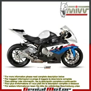 Mivv 排気マフラー X-コーン プラス ステンレス鋼 BMW S 1000 Rr 2010 - 2014用 Mivv Exhaust Muffler X-cone Plus Stainless Steel for Bmw S 1000 Rr 2010 - 2014