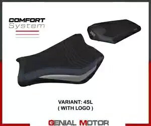 ThJo[ Janela Comf system Vo[ SL + S T.I.z_ CBR1000RR 2008-2016- Saddle cover Janela Comf system silver SL + logo T.I. Honda CBR 1000 RR 2008-2016-