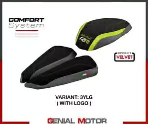 ThJo[ Cxxbg RVXe YLG+S T.I.MV AOX^ u^[ 1000RR 20-2023- Saddle cover Meilan velvet Com system YLG + logo T.I.MV Agusta Brutale 1000RR 20-2023-