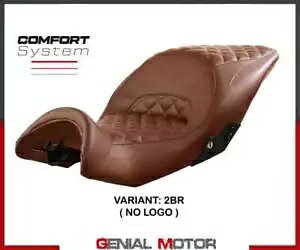 V[g Th Jo[ _Ch RtH[g VXe uE BR T.I. BMW K 1600 GTL 2010-2023 Seat saddle cover Diamond comfort system Brown BR T.I. BMW K 1600 GTL 2010-2023