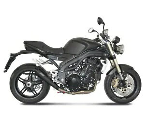 rC}t[ Mivv X-cone X`[ ubN gCAt Xs[h gv 2007 - 2010 Exhaust Muffler Mivv X-cone Steel Black Triumph Speed Triple 2007 - 2010