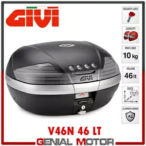gbvP[X + ŒLbg Givi V46 Tech 46 Lt BMW G 650 GS 2013 13- Topcase + fixing kit Givi V46 Tech 46 Lt BMW G 650 GS 2013 13-
