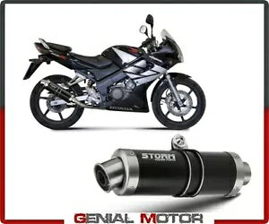 tVXeXg[ by Mivv }t[I[o Nero inox z_ Cbr 125 R 2011 - 2016 Full System Storm by Mivv Muffler Oval Nero inox for Honda Cbr 125 R 2011 - 2016