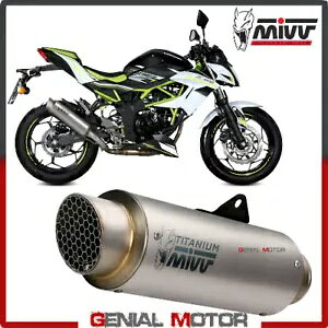 Mivv rC}t[ GP PRO `^Jbg KAWASAKI Z 125 2019 - 2024 p Mivv Exhaust Muffler GP PRO Titanium kat for KAWASAKI Z 125 2019 - 2024
