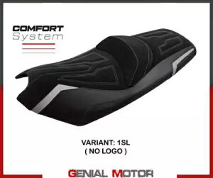 ThJo[ V[gJo[ Rajka RtH[g VXe Vo[ SL T.I. 2017 LR AK 550 -2023- Saddle cover seat cover Rajka comfort system silver SL T.I. 2017 Kymco AK 550 -2023-