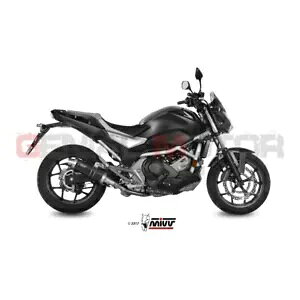 Mivv rC}t[ GP ubN XeXX`[ z_ Nc 750 S X 2016 - 2023p Mivv Exhaust Muffler GP Black Stainless Steel for Honda Nc 750 S X 2016 - 2023